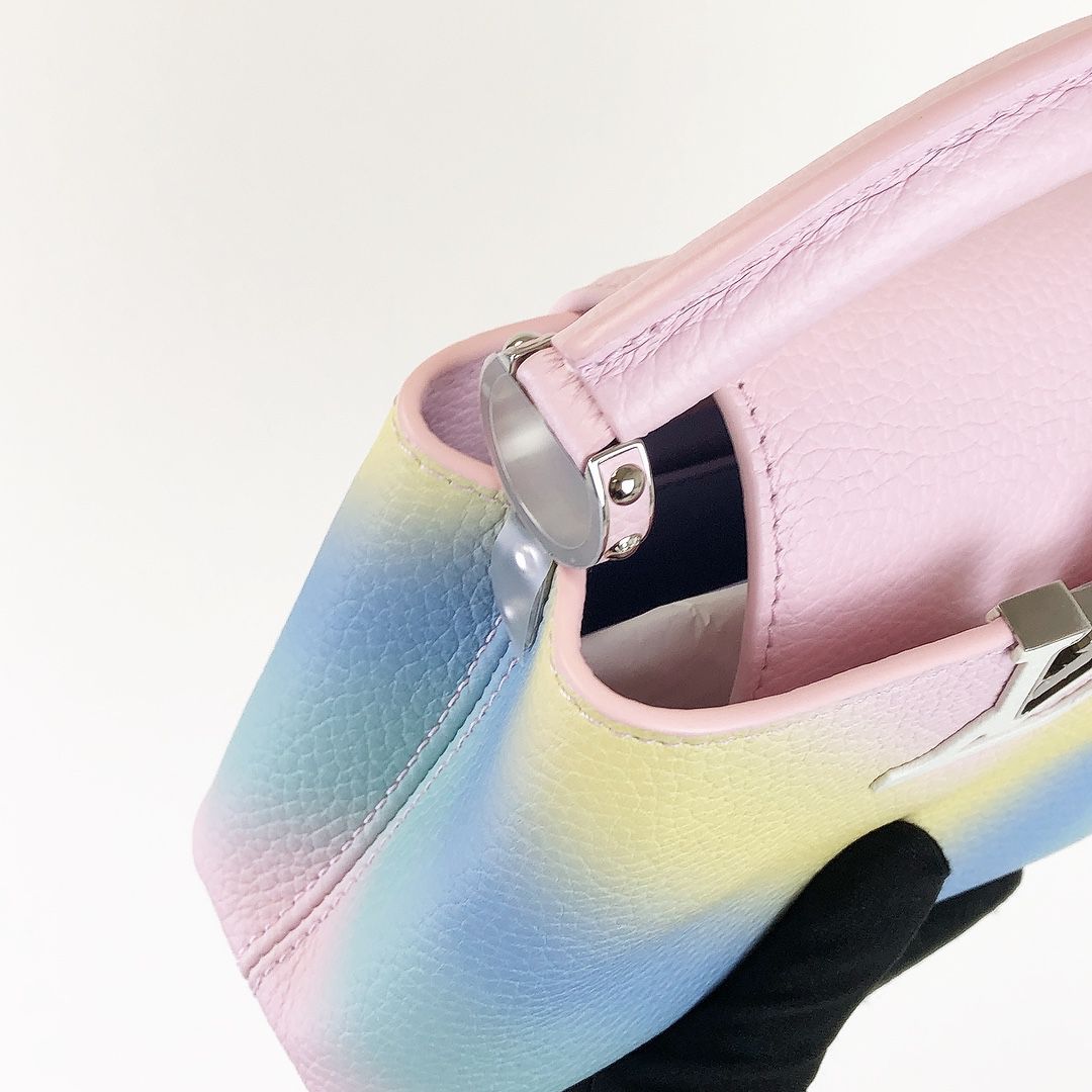 Louis-Vuitton Mini Capucines Rainbow SHW