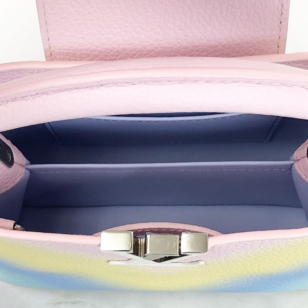 Louis-Vuitton Mini Capucines Rainbow SHW