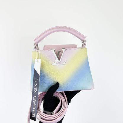 Louis-Vuitton Mini Capucines Rainbow SHW