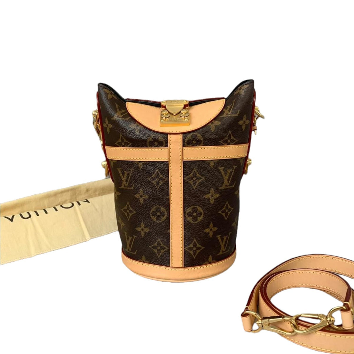 Louis-Vuitton Duffle Bag Monogram Canvas GHW