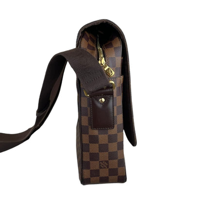 Louis-Vuitton MM Shelton Damier Ebene Canvas GHW