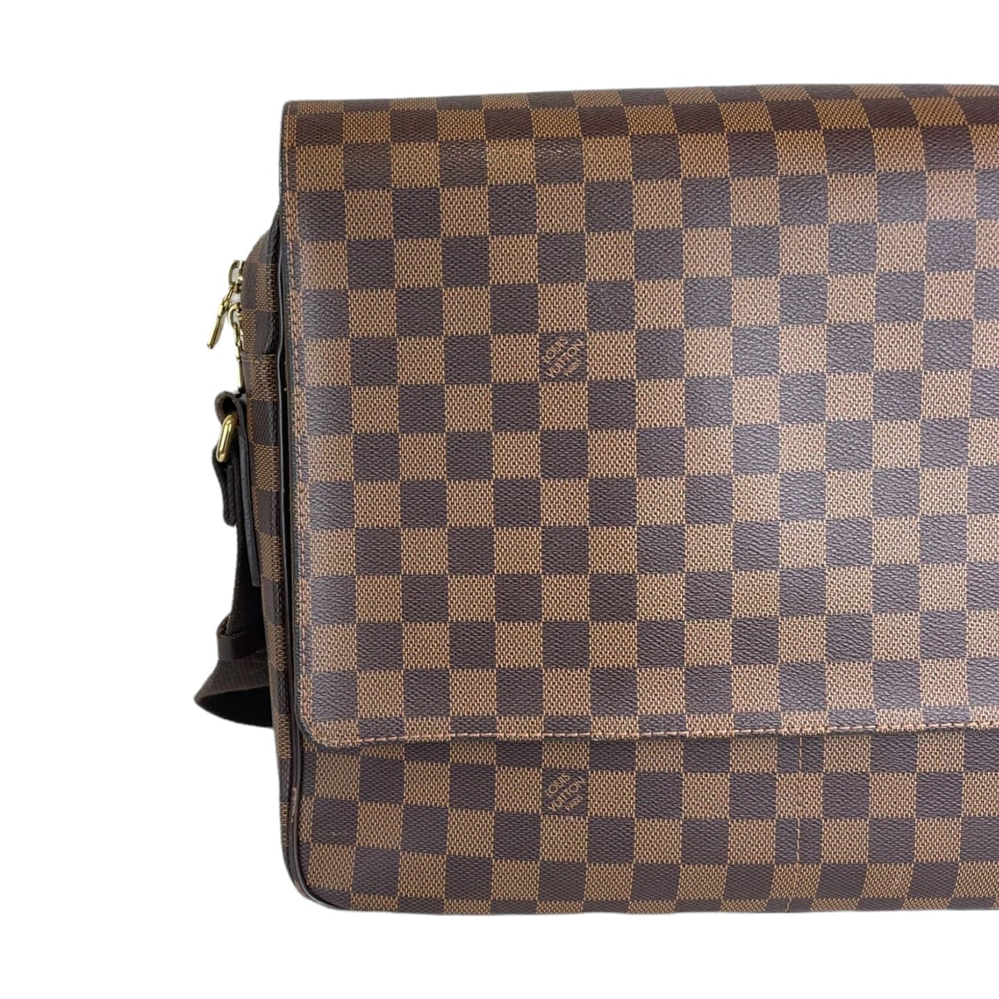 Louis-Vuitton MM Shelton Damier Ebene Canvas GHW
