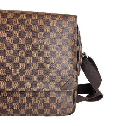 Louis-Vuitton MM Shelton Damier Ebene Canvas GHW