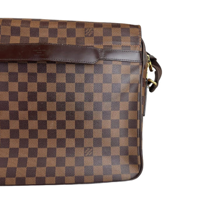 Louis-Vuitton MM Shelton Damier Ebene Canvas GHW