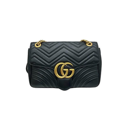 Gucci Marmont Medium Black Leather GHW
