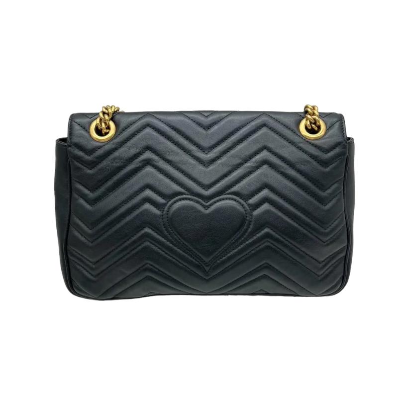 Gucci Marmont Medium Black Leather GHW