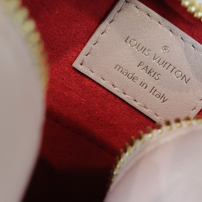 Louis-Vuitton Dragee Light Pink Monogram Embossed Puffy Lambskin GHW