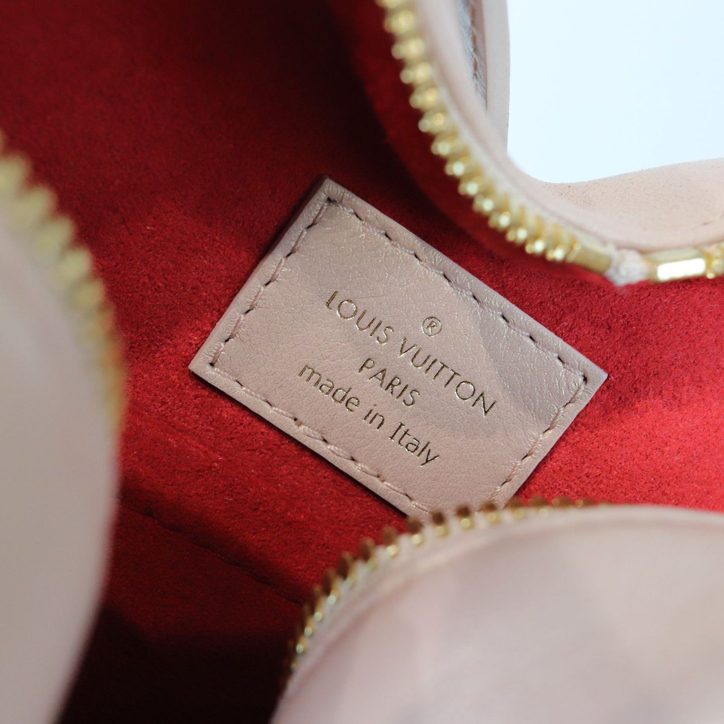 Louis-Vuitton Dragee Light Pink Monogram Embossed Puffy Lambskin GHW