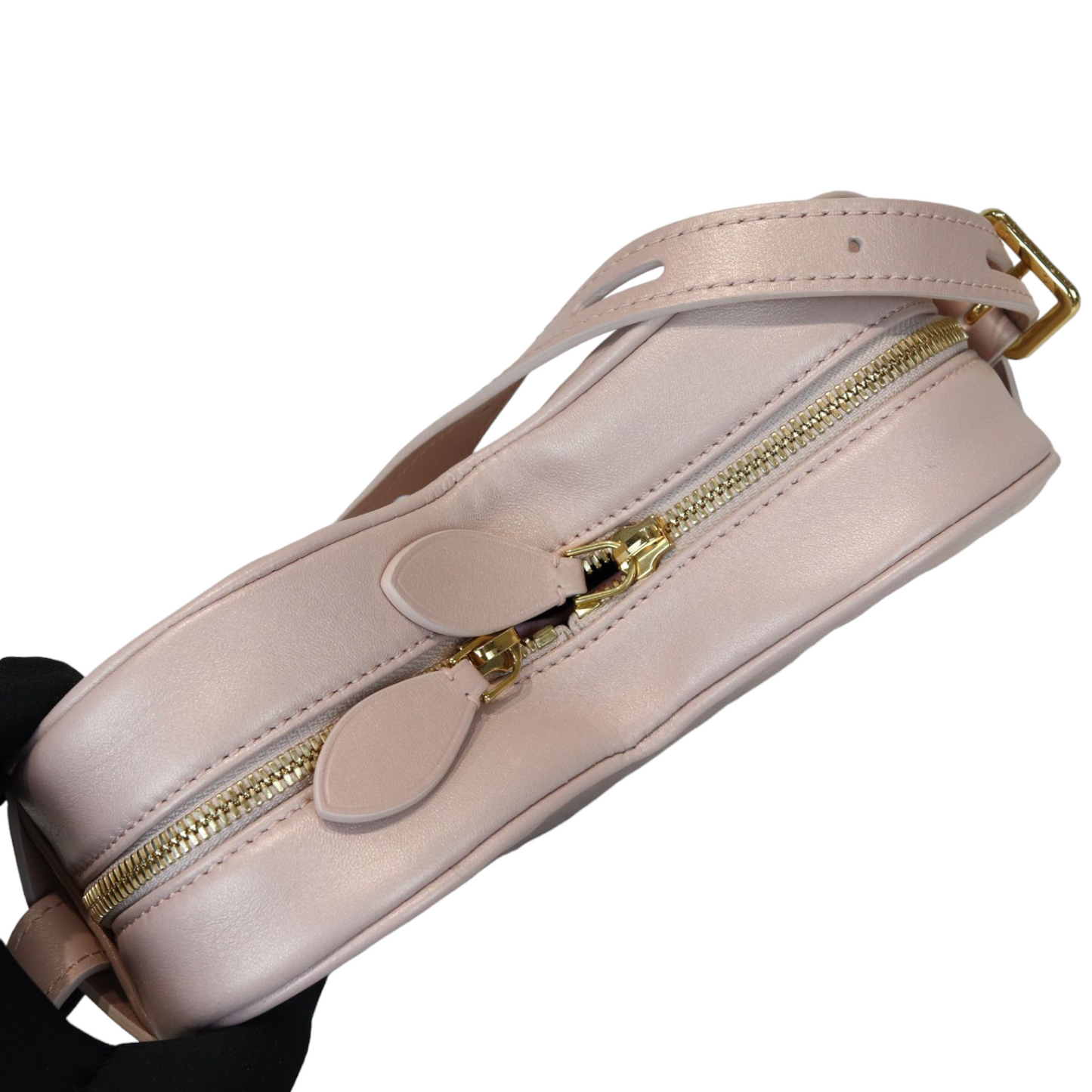 Louis-Vuitton Dragee Light Pink Monogram Embossed Puffy Lambskin GHW