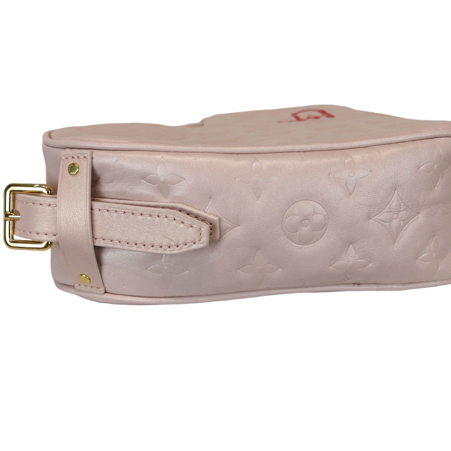 Louis-Vuitton Dragee Light Pink Monogram Embossed Puffy Lambskin GHW