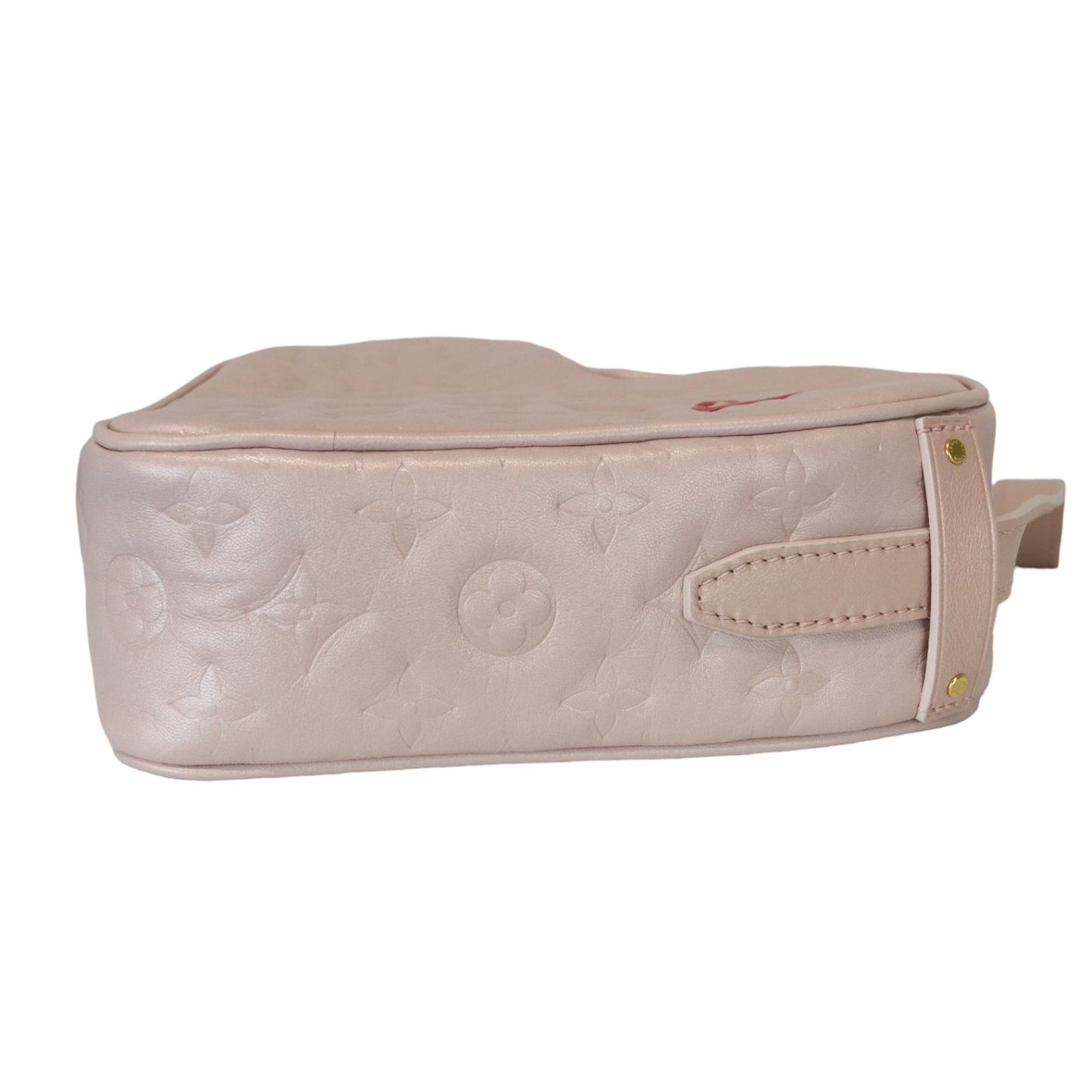 Louis-Vuitton Dragee Light Pink Monogram Embossed Puffy Lambskin GHW