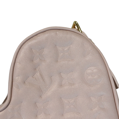 Louis-Vuitton Dragee Light Pink Monogram Embossed Puffy Lambskin GHW