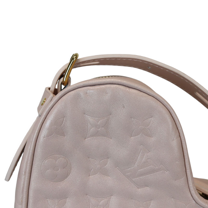Louis-Vuitton Dragee Light Pink Monogram Embossed Puffy Lambskin GHW