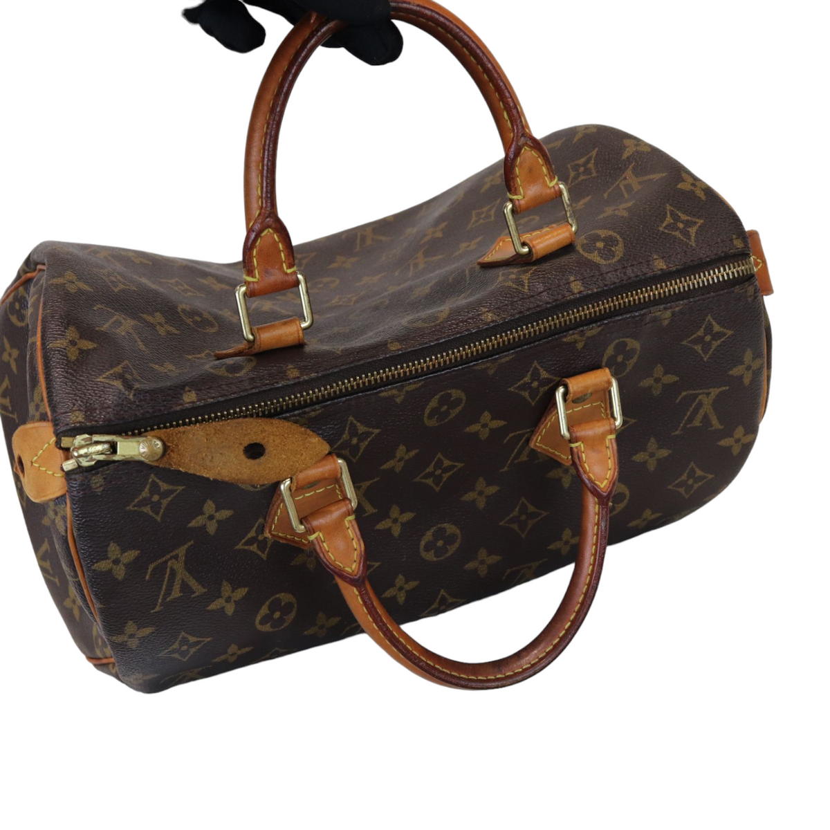 Louis-Vuitton Vintage Monogram Speedy 30 GHW