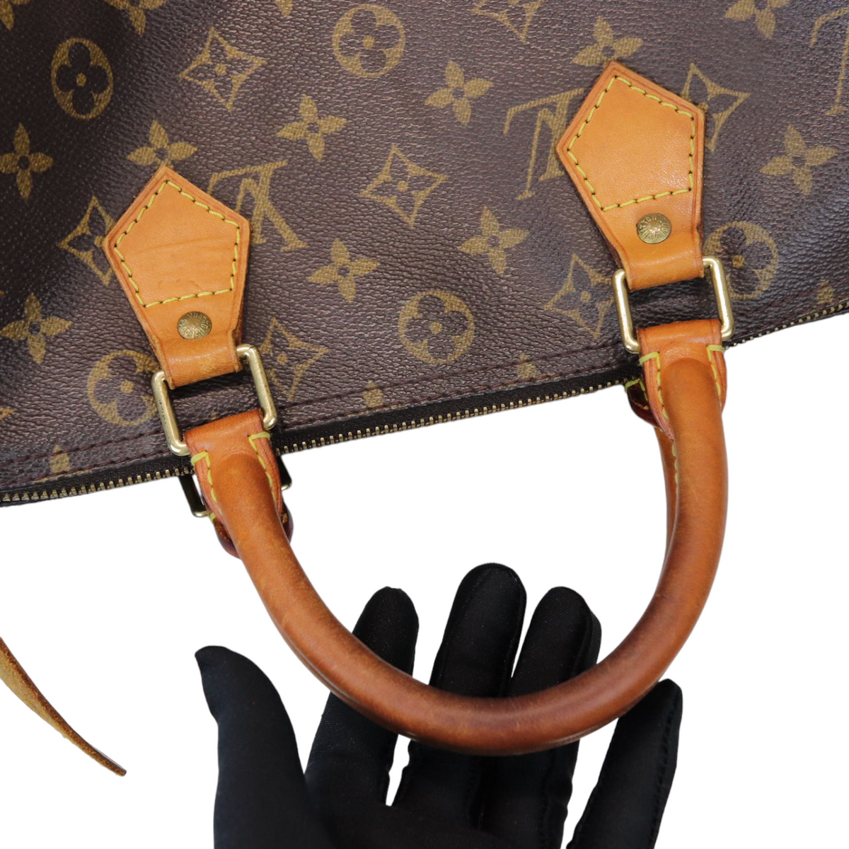 Louis-Vuitton Vintage Monogram Speedy 30 GHW