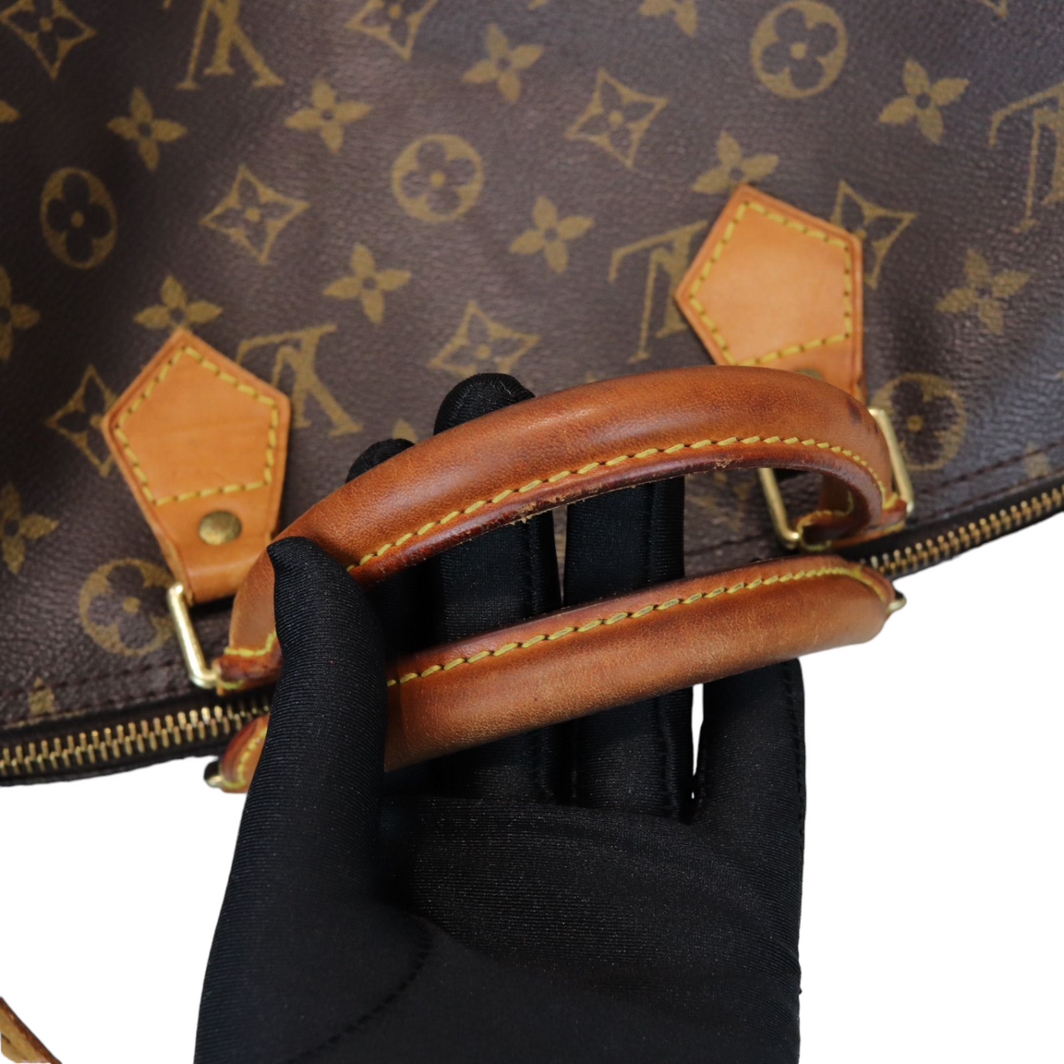 Louis-Vuitton Vintage Monogram Speedy 30 GHW