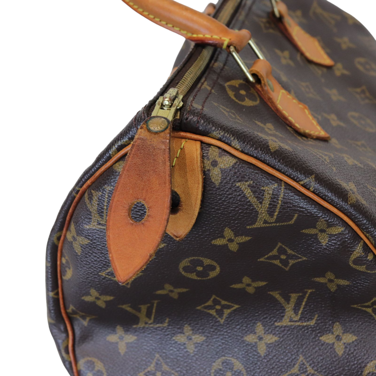 Louis-Vuitton Vintage Monogram Speedy 30 GHW
