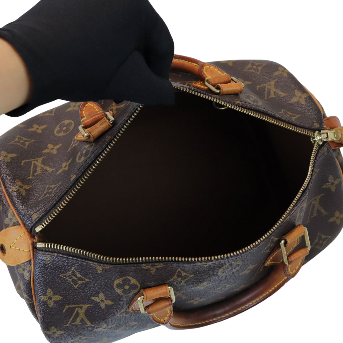 Louis-Vuitton Vintage Monogram Speedy 30 GHW
