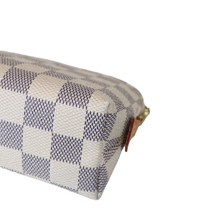 Louis-Vuitton Cosmetic Pouch Damier Azure GHW
