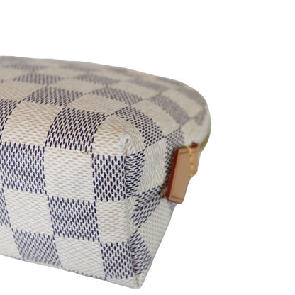 Louis-Vuitton Cosmetic Pouch Damier Azure GHW
