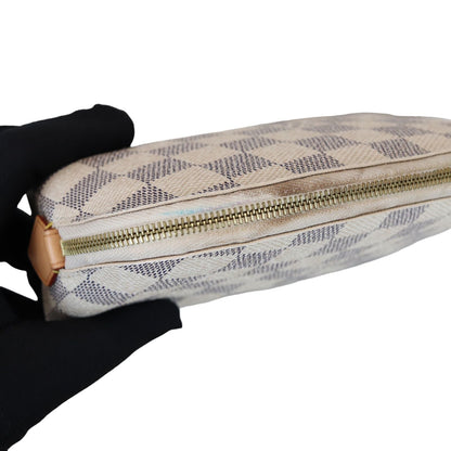 Louis-Vuitton Cosmetic Pouch Damier Azure GHW