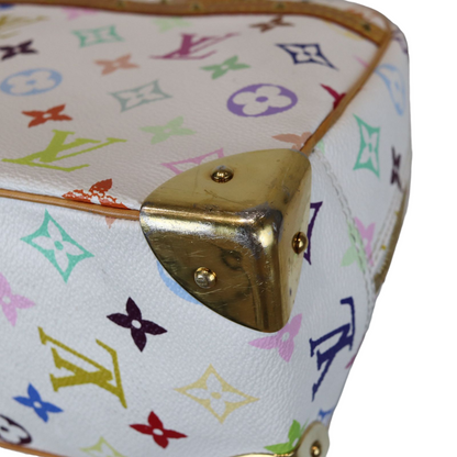 Louis-Vuitton Monogram White Multicolor Speedy 30