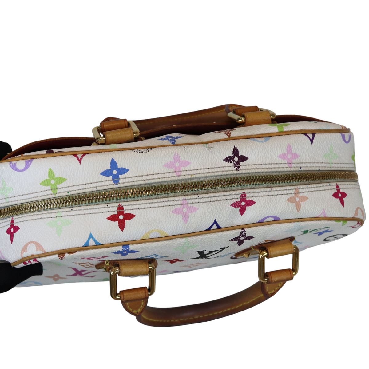 Louis-Vuitton Monogram White Multicolor Speedy 30