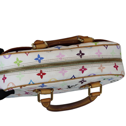 Louis-Vuitton Monogram White Multicolor Speedy 30