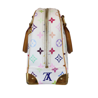 Louis-Vuitton Monogram White Multicolor Speedy 30
