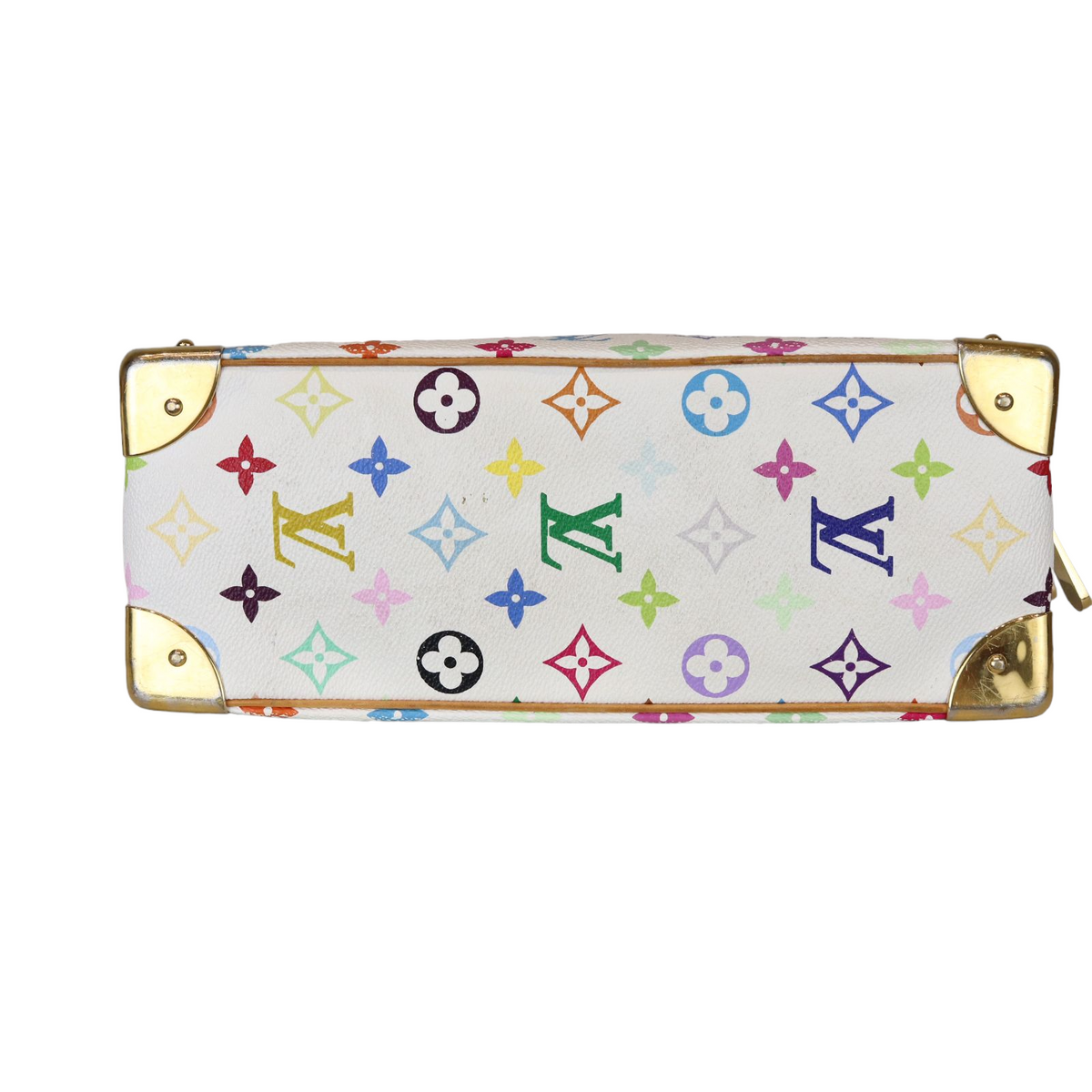 Louis-Vuitton Monogram White Multicolor Speedy 30