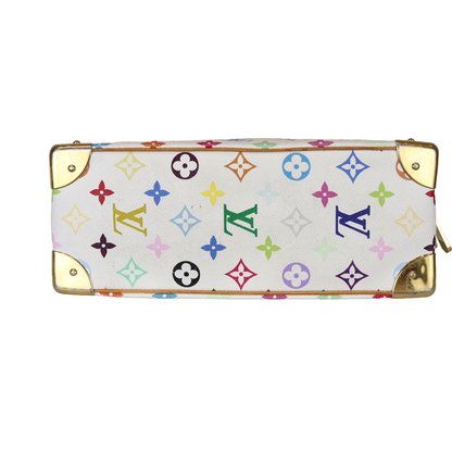 Louis-Vuitton Monogram White Multicolor Speedy 30
