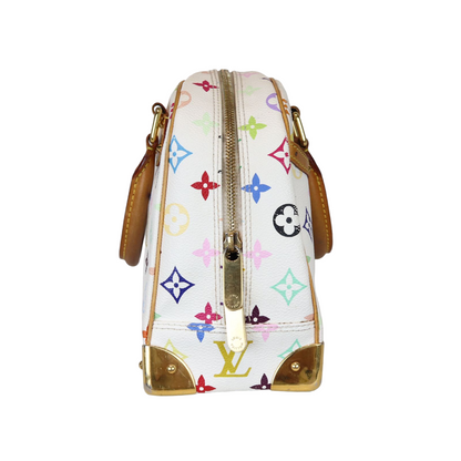 Louis-Vuitton Monogram White Multicolor Speedy 30