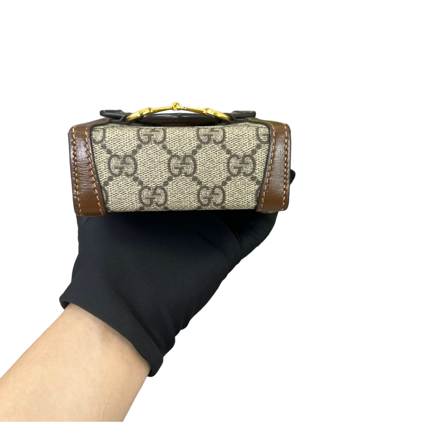 Gucci Horsebit 1955 Leather Crossbody Bag GHW