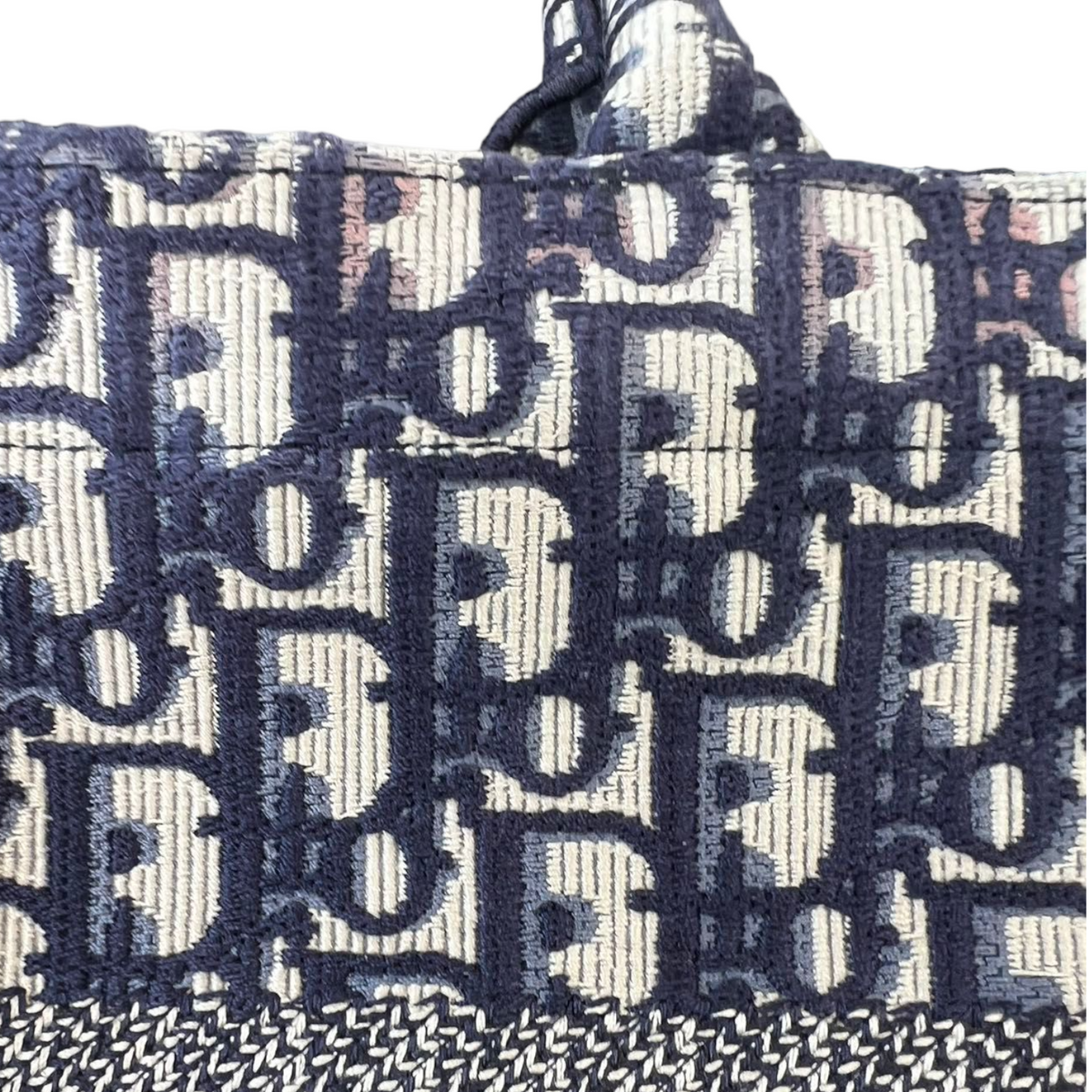 Oblique Book Tote Small Multicolor