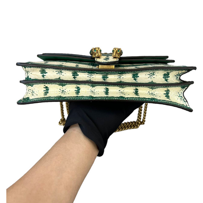 Gucci Dionysus Small Python Green White GHW