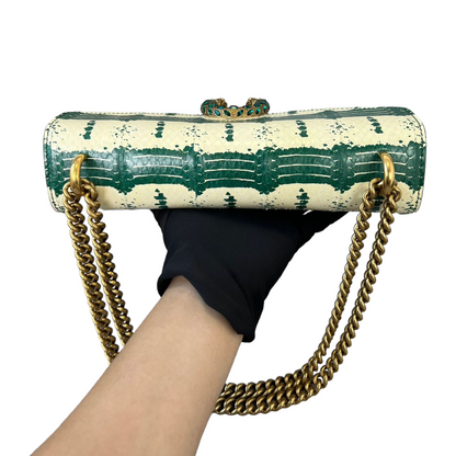 Gucci Dionysus Small Python Green White GHW
