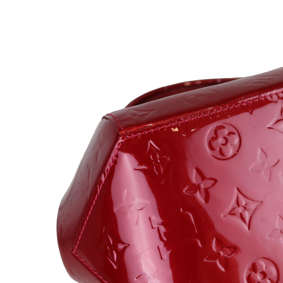 Louis-Vuitton Vernis Sherwood PM Monogram Red GHW