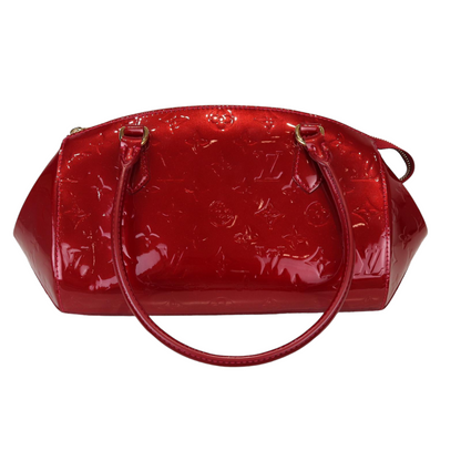 Louis-Vuitton Vernis Sherwood PM Monogram Red GHW