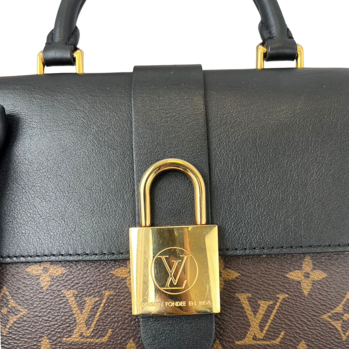 Louis-Vuitton Monogram Locky BB Black GHW