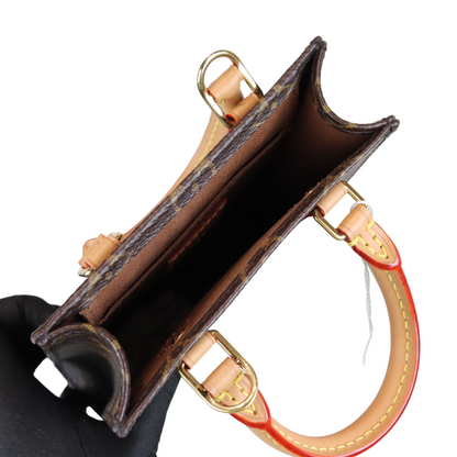 Louis-Vuitton Nano Petit Sac Plat Monogram GHW