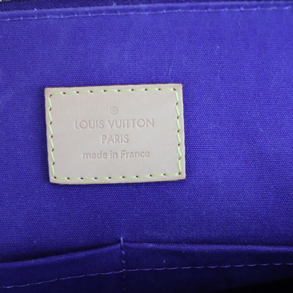 Louis-Vuitton Alma with Additional Strap Blue Vernis