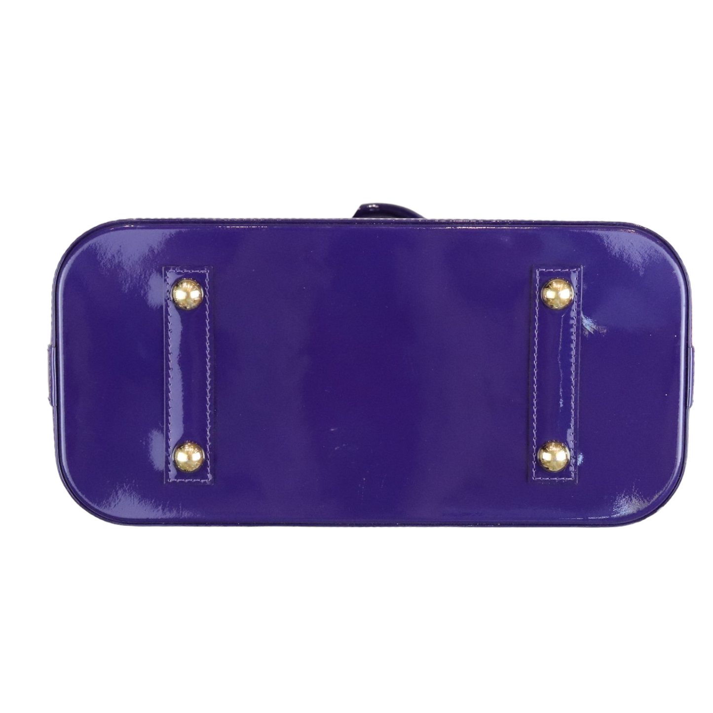 Louis-Vuitton Alma with Additional Strap Blue Vernis