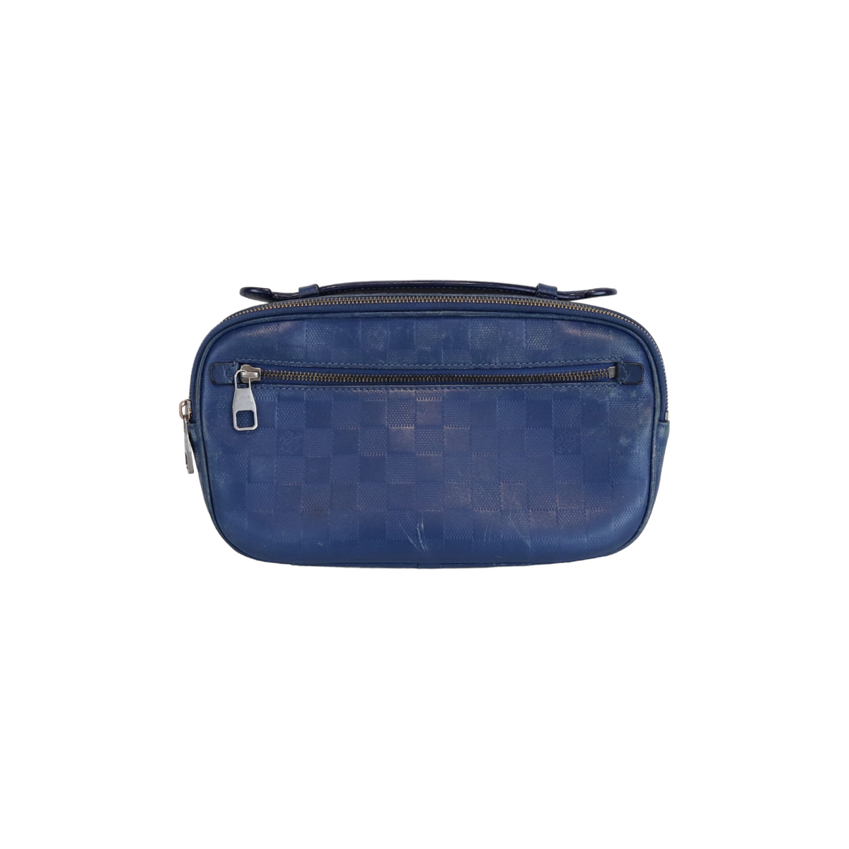 Louis-Vuitton Ambler Leather Blue Bag