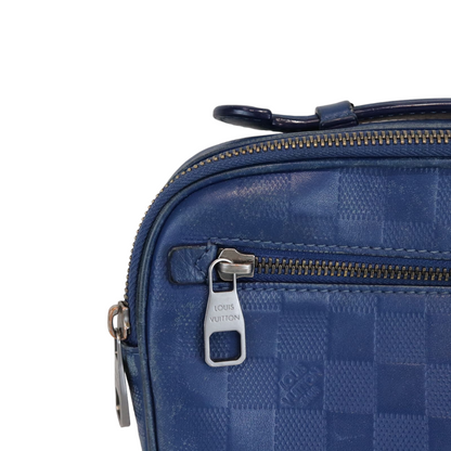 Louis-Vuitton Ambler Leather Blue Bag