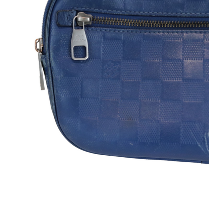Louis-Vuitton Ambler Leather Blue Bag