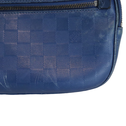 Louis-Vuitton Ambler Leather Blue Bag