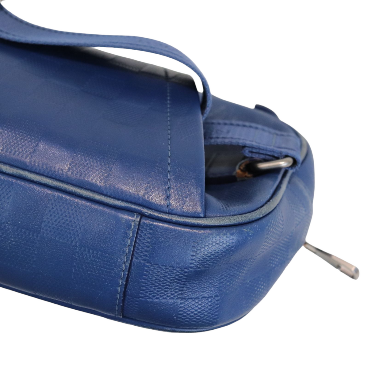 Louis-Vuitton Ambler Leather Blue Bag