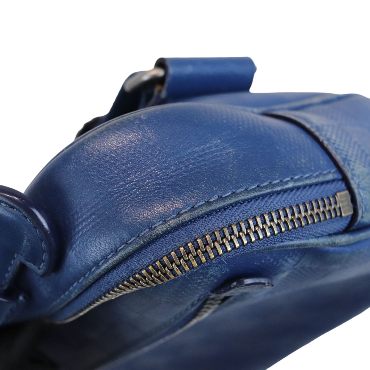 Louis-Vuitton Ambler Leather Blue Bag