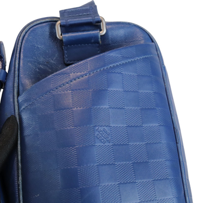 Louis-Vuitton Ambler Leather Blue Bag