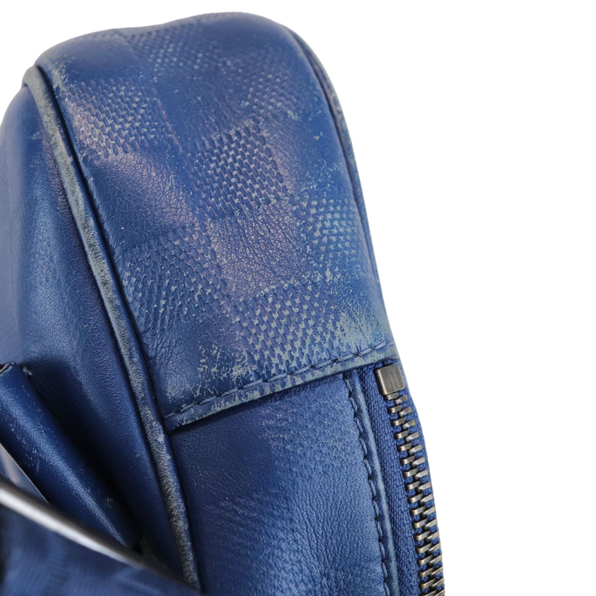 Louis-Vuitton Ambler Leather Blue Bag